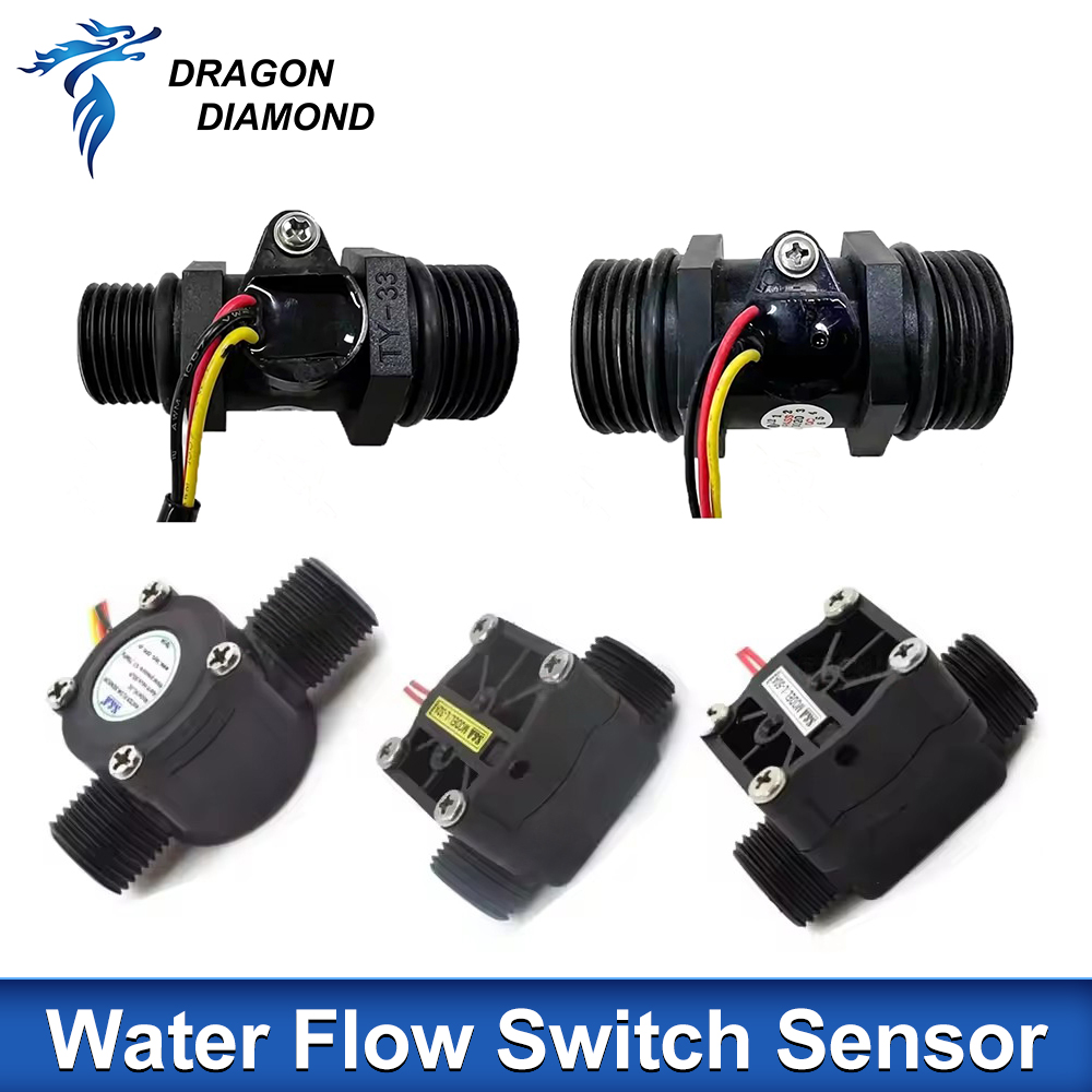1PC Sensor de Fluxo de Água TY - Laser Industrial Chiller avaliação e preço