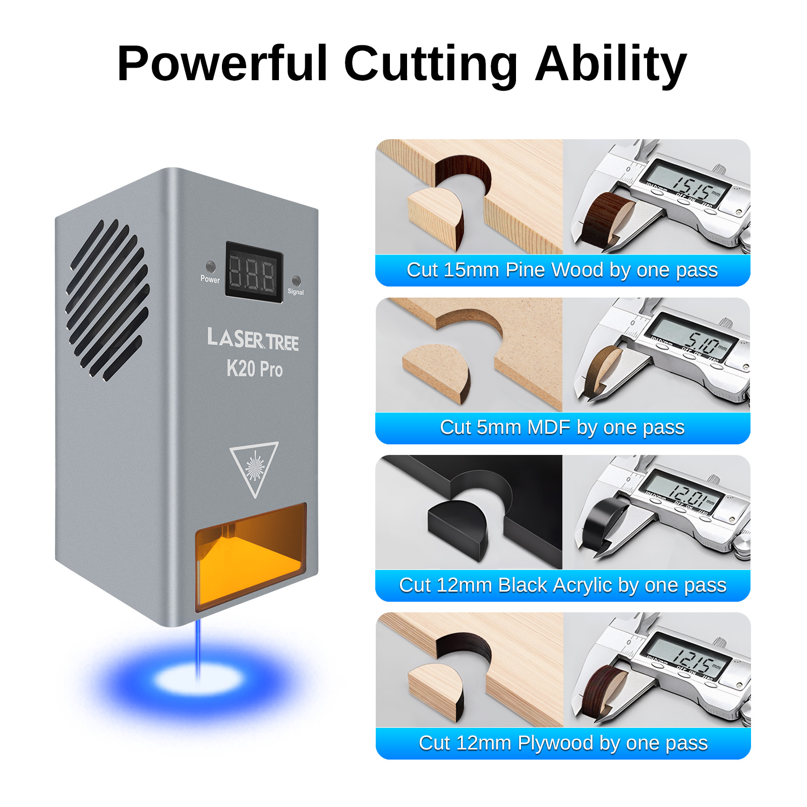 Árvore a laser k20 20w cabeça  - Industrial Laser Engraver avaliação e preço