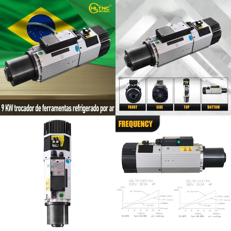 Motor Spindle ATC Refrigerado  - Cnc Spindle Motor avaliação e preço